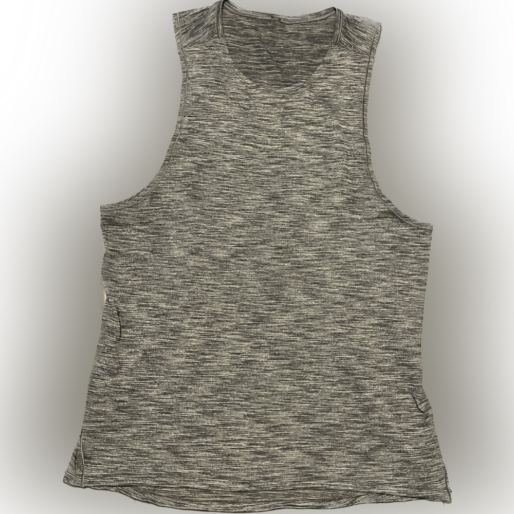 Lululemon Men’s Tank - Medium- Heathered Black & Gray